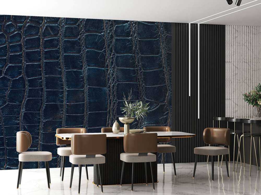 Błyszcząca skóra krokodyla