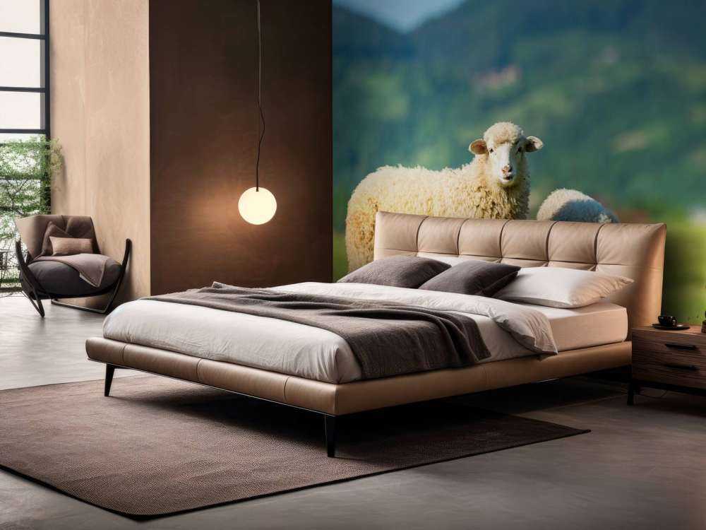 Dwie owce na pastwisku