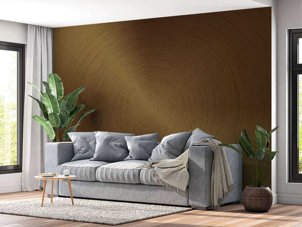 Brązowe, okrągłe tło