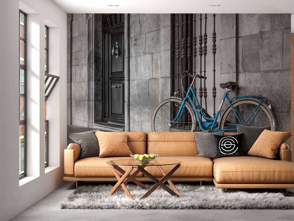 Stary niebieski rower