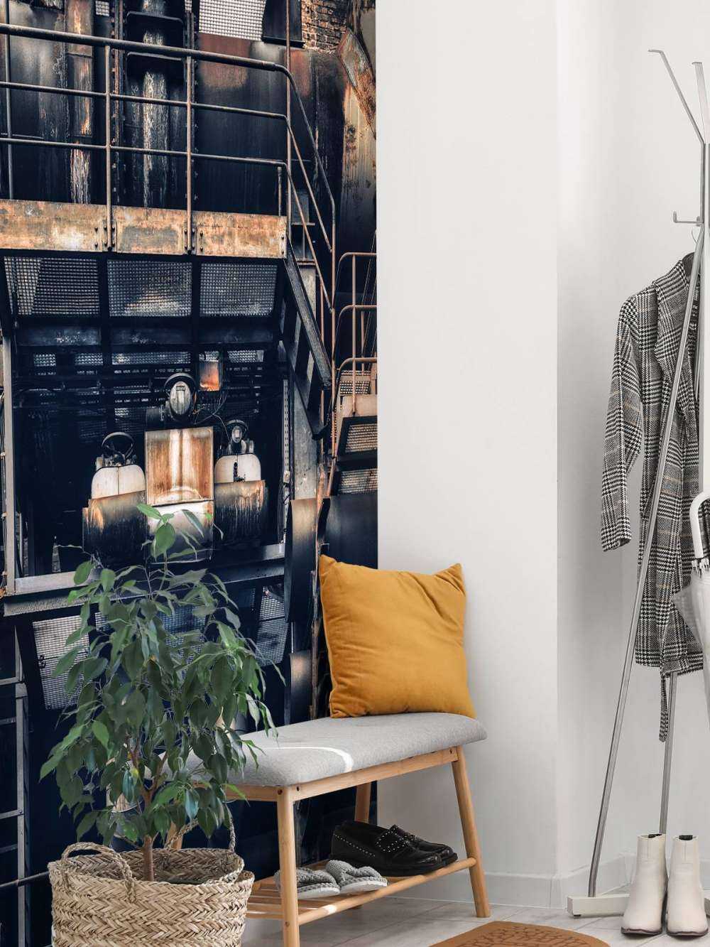 Rury w starej fabryce