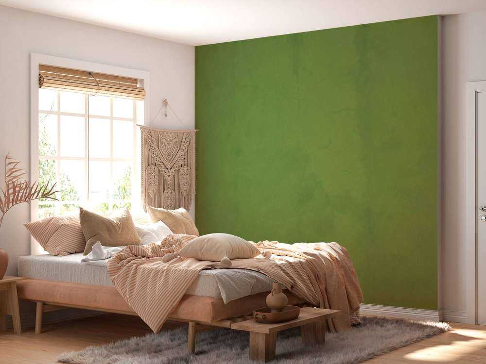 Beton w kolorze zielonego awokado