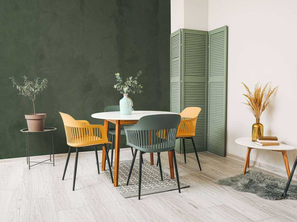 Oliwkowa zieleń beton