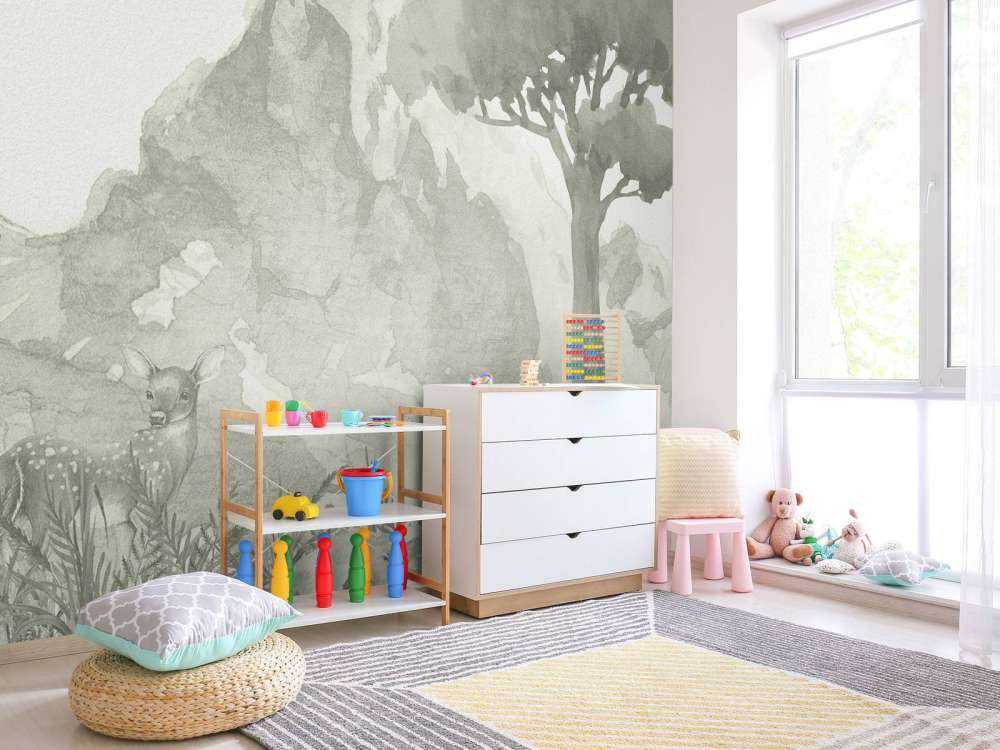 Góra w kolorze zielonym