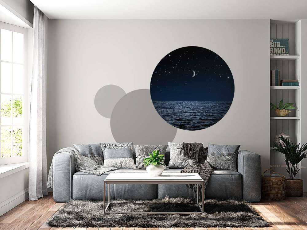 Gwieździste niebo nad morzem