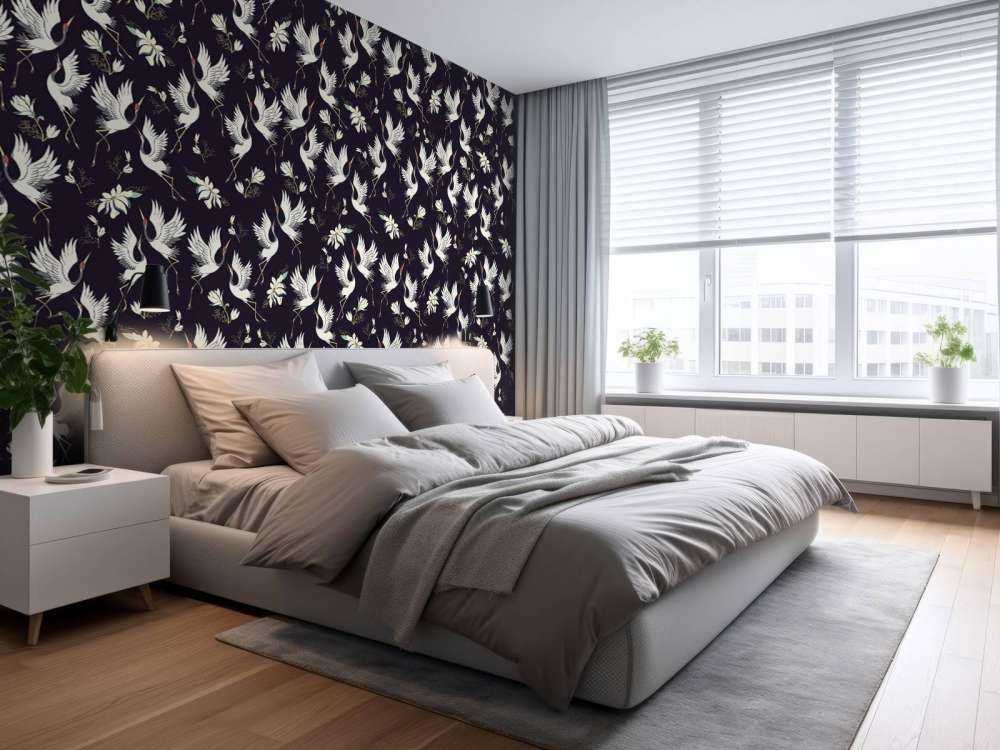 Wzór latającego żurawia