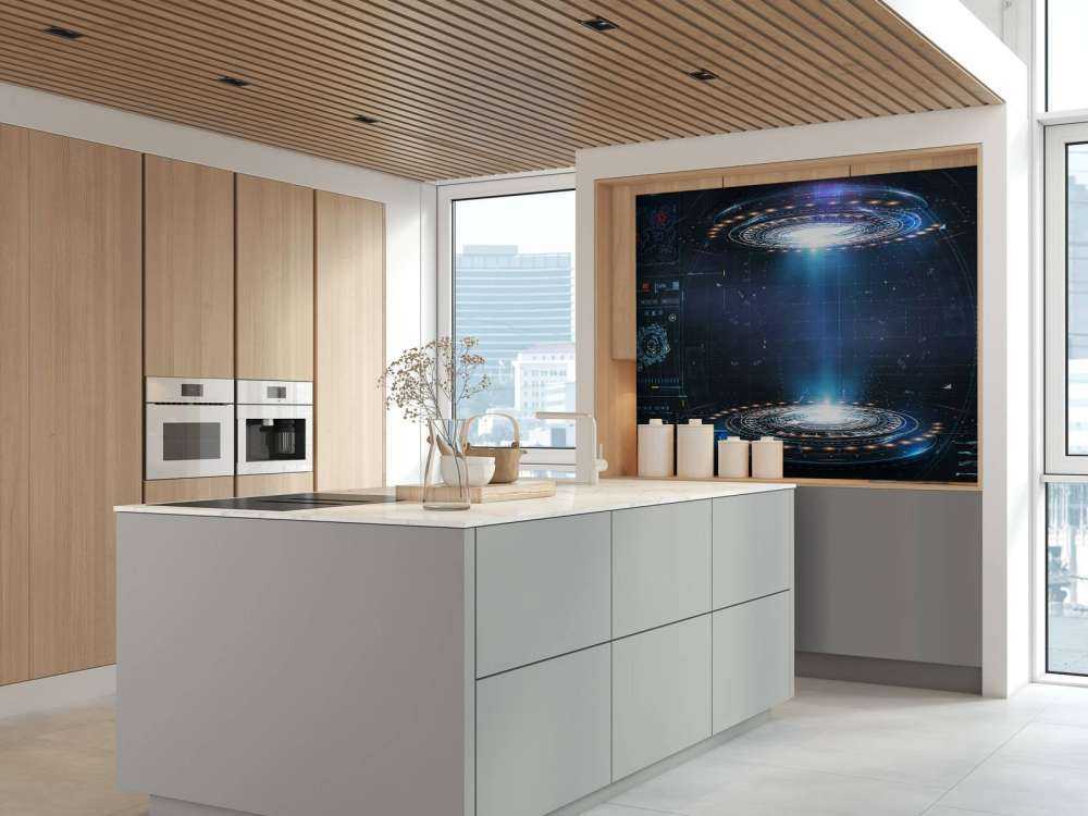 Futurystyczna tablica rozdzielcza