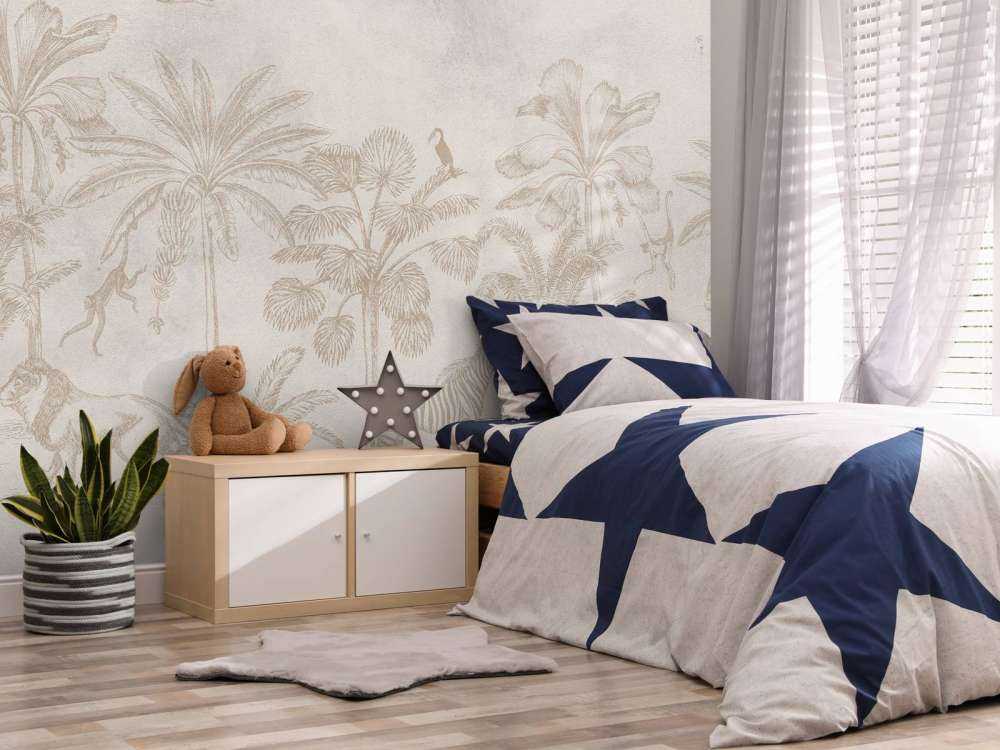 Zwierzęca dżungla taupe