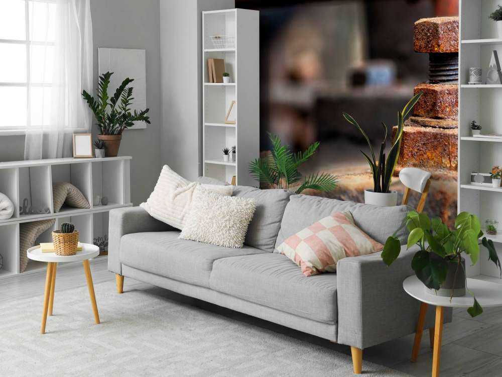 Detal zardzewiałego kotła parowego (B