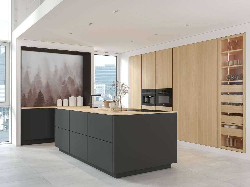 Las wykonany akwarelą