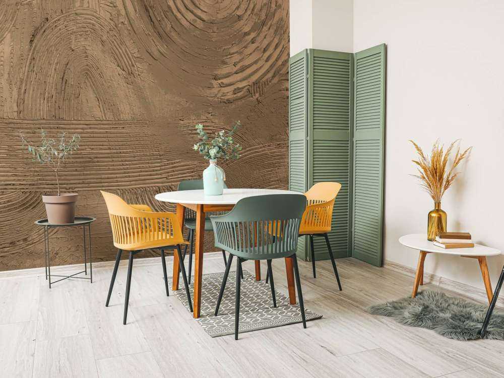 Struktury i kształty w kolorze złotego brązu