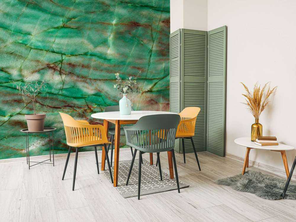 Marmur z zielonymi paskami