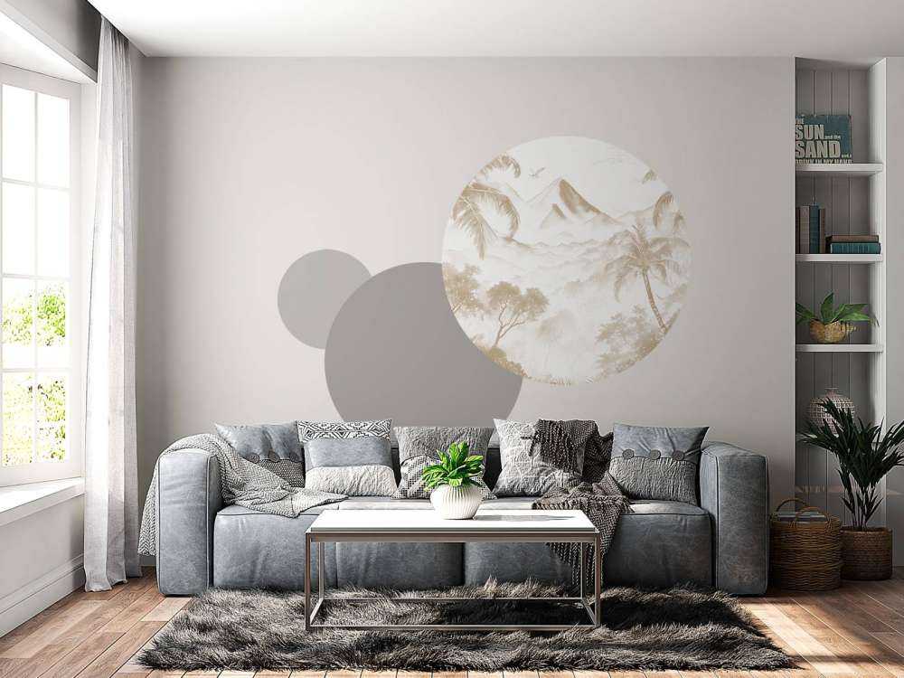 Świt na Wulkanicznej Wyspie, taupe