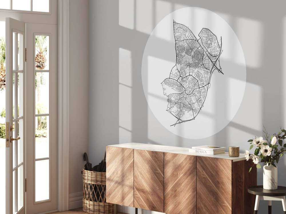 Mapa Amersfoort, biała