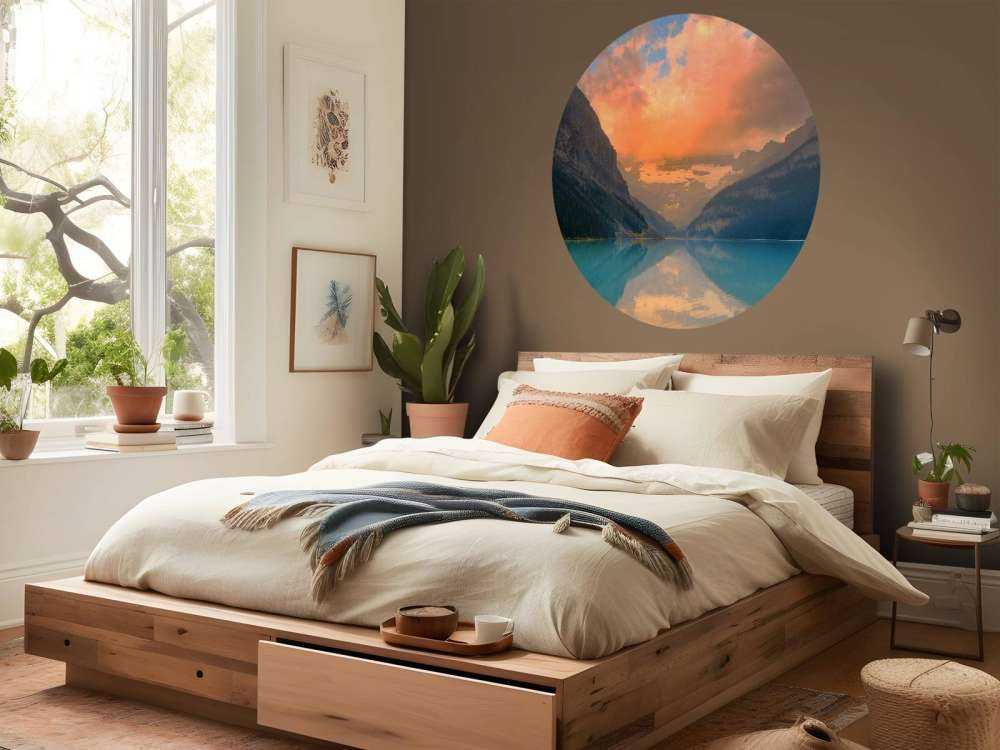 Górskie jezioro z filtrem z epoki