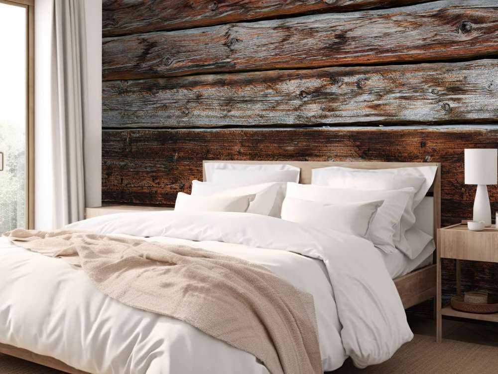 Szorstkie, zwietrzałe drewno