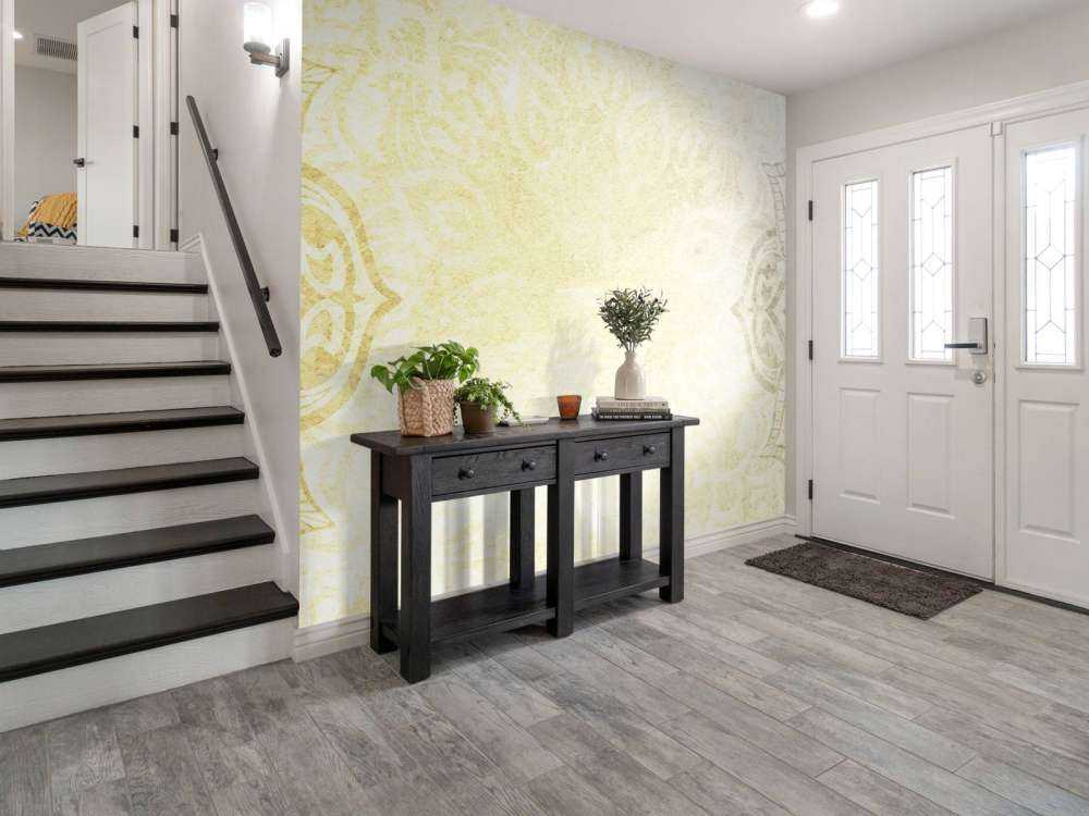 Żółte i szare mandale