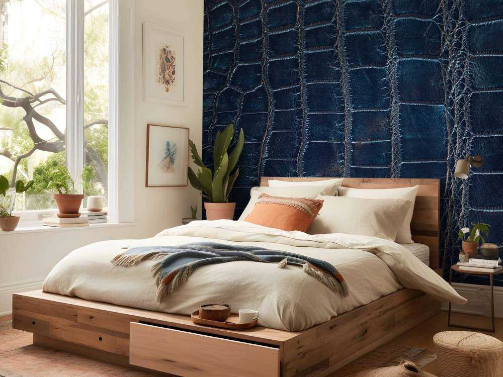 Błyszcząca skóra krokodyla