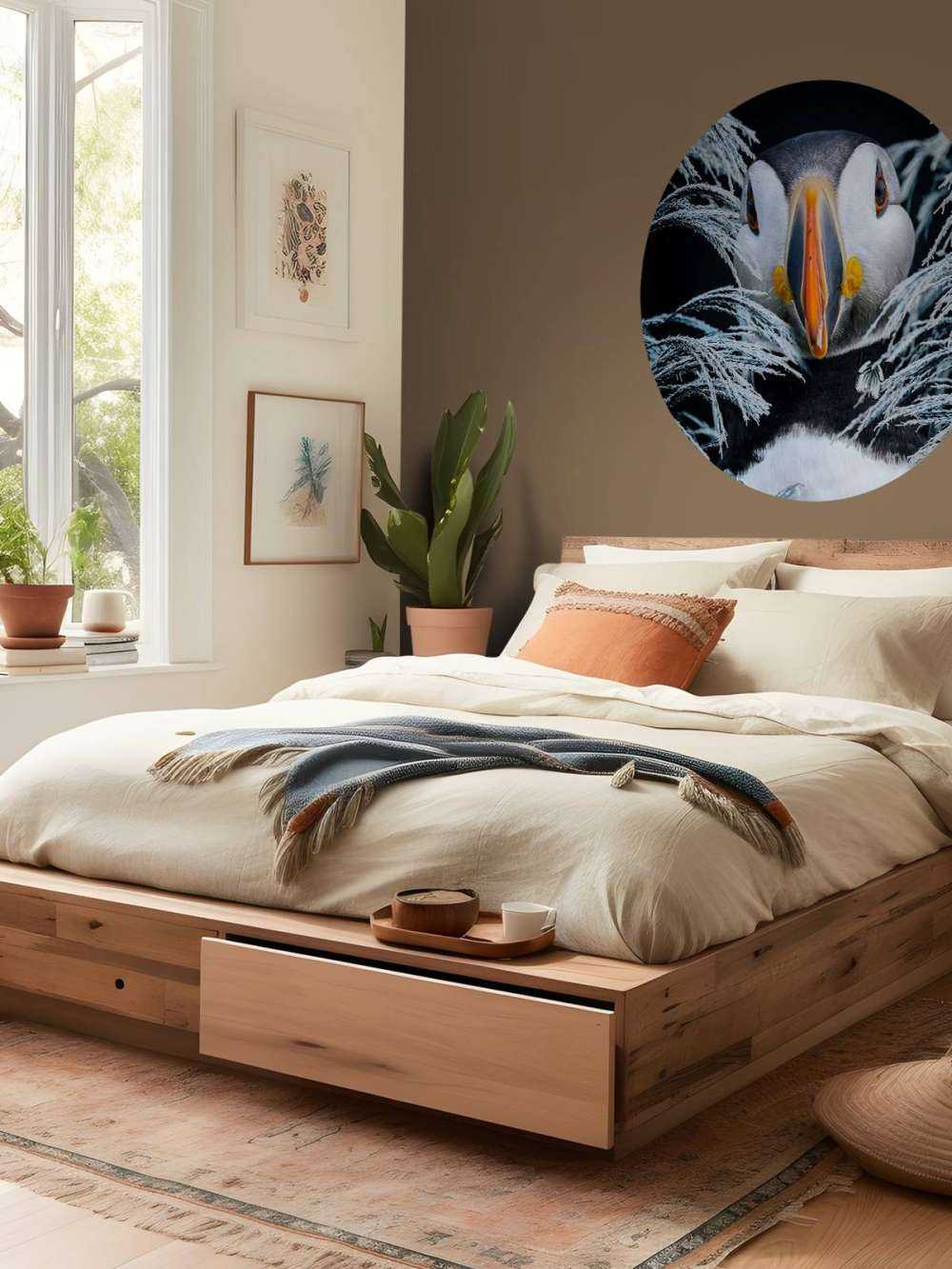 Atlantic Puffins Portrecie