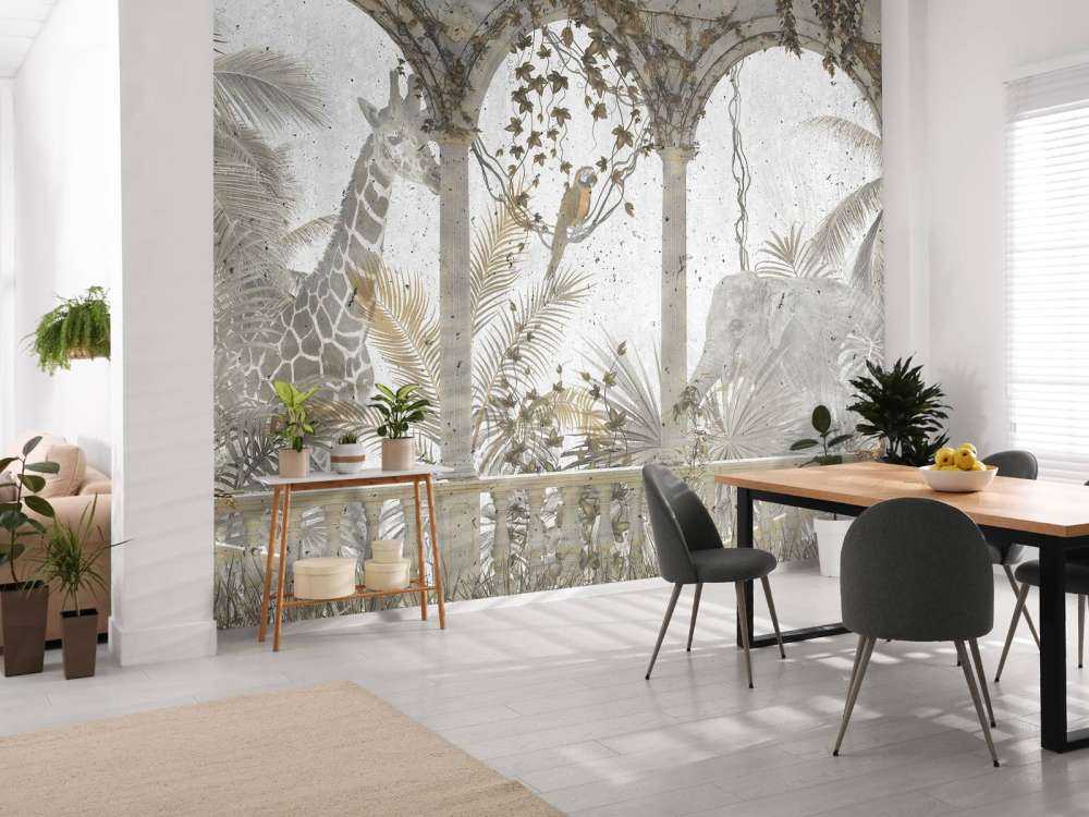 Opuszczony budynek w dżungli