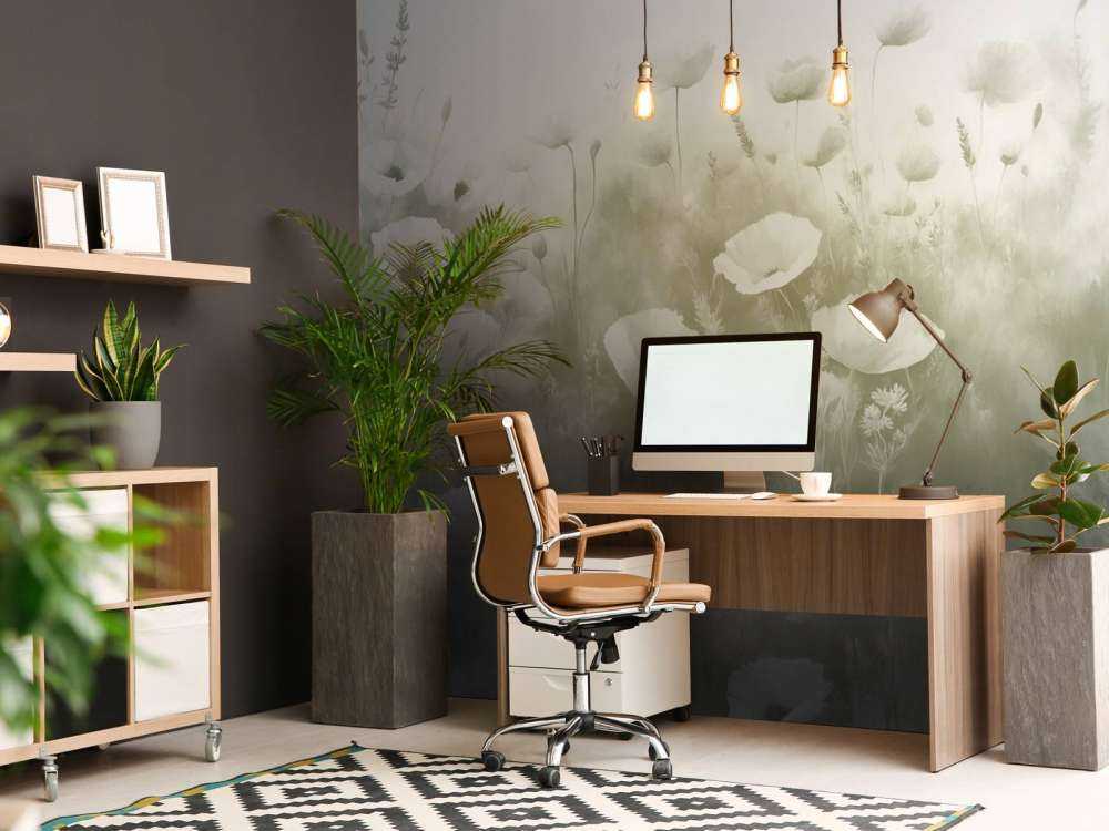 Taniec dzikich kwiatów - zielony