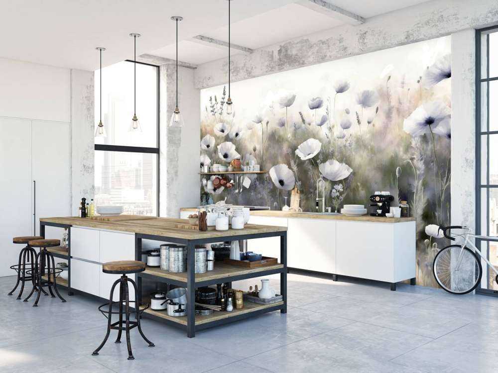 Taniec dzikich kwiatów - niebieski