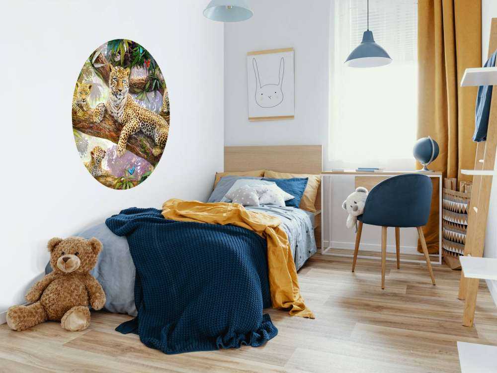 Tree Top Leopard Family