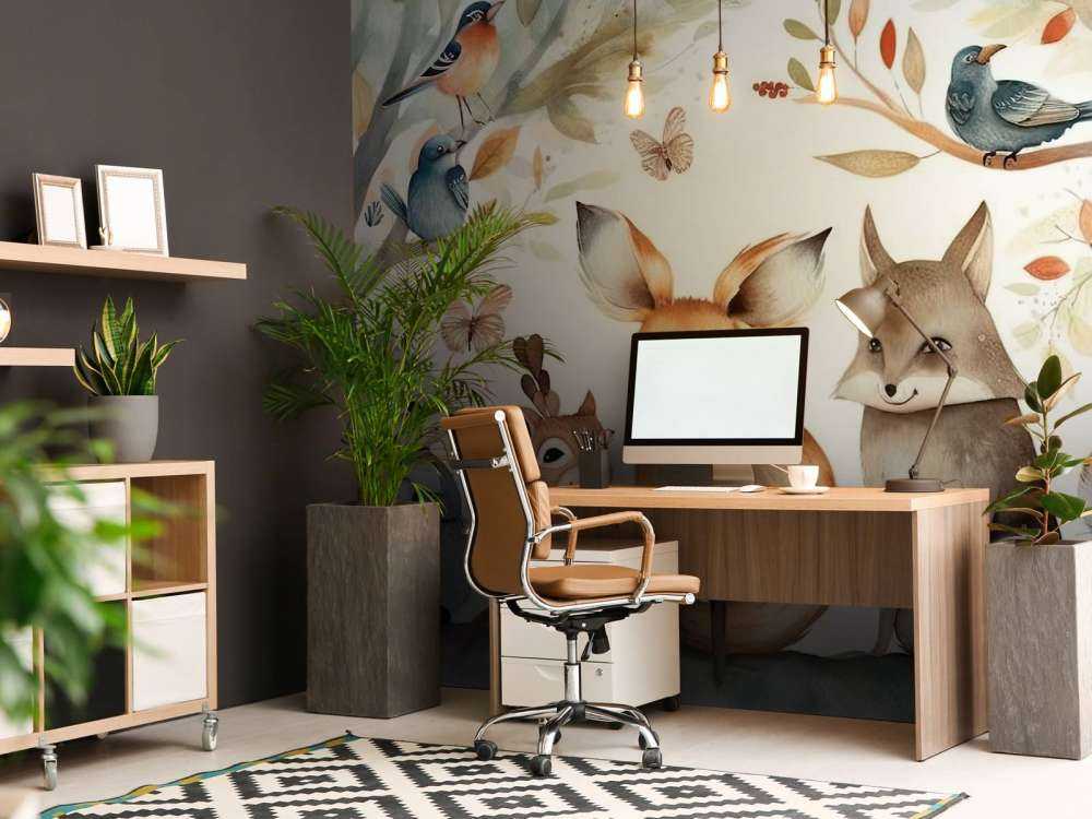 Leśna narracja Zespół akwareli