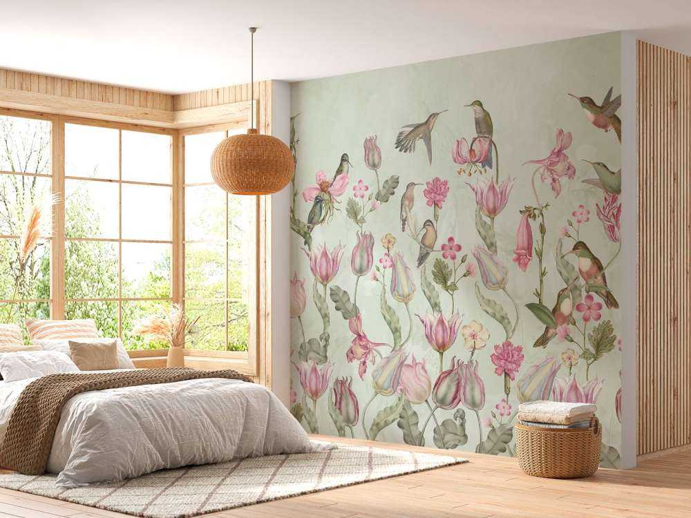 Wiosenna Symfonia Kolibrów - Miętowa Zielona Harmonia