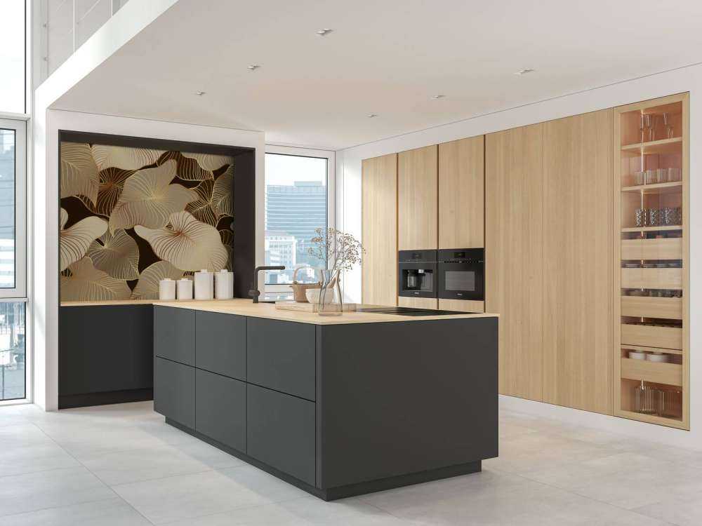 Brązowe liście tropikalne