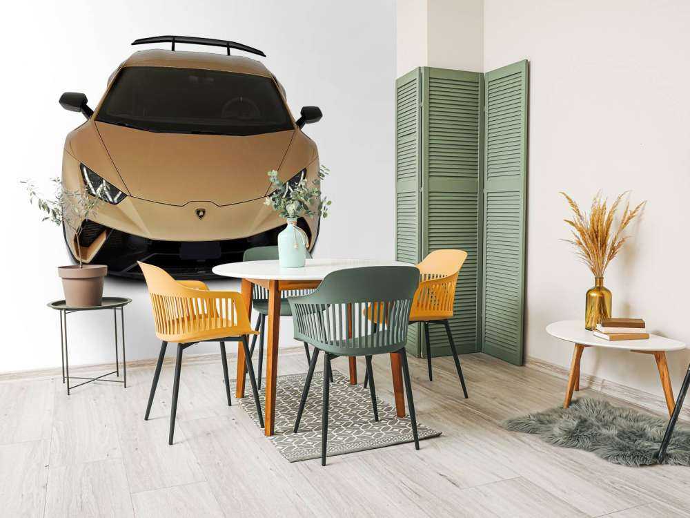 Lamborghini Huracán - Przód od góry, biały