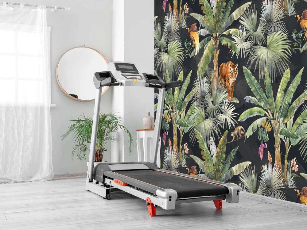 Palmy i zwierzęta z dżungli