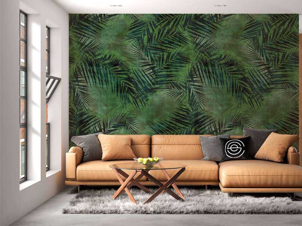 Zielone liście tropikalne