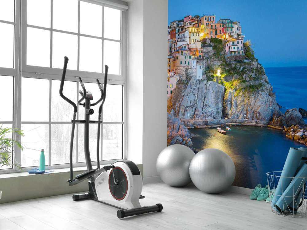 Włoskie miasto nocą