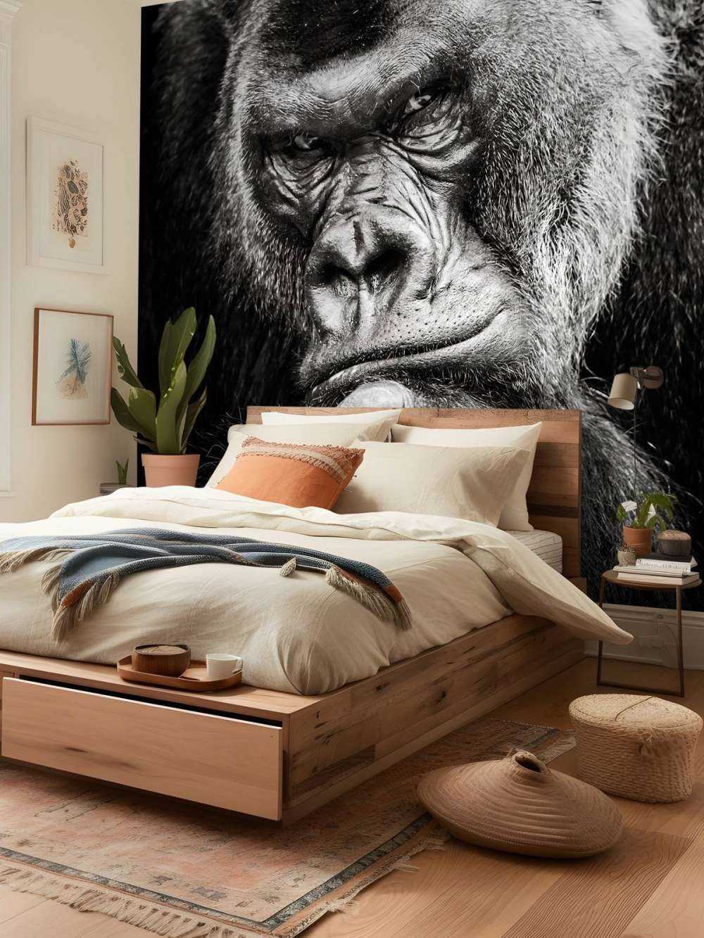 Zbliżone zdjęcie goryla