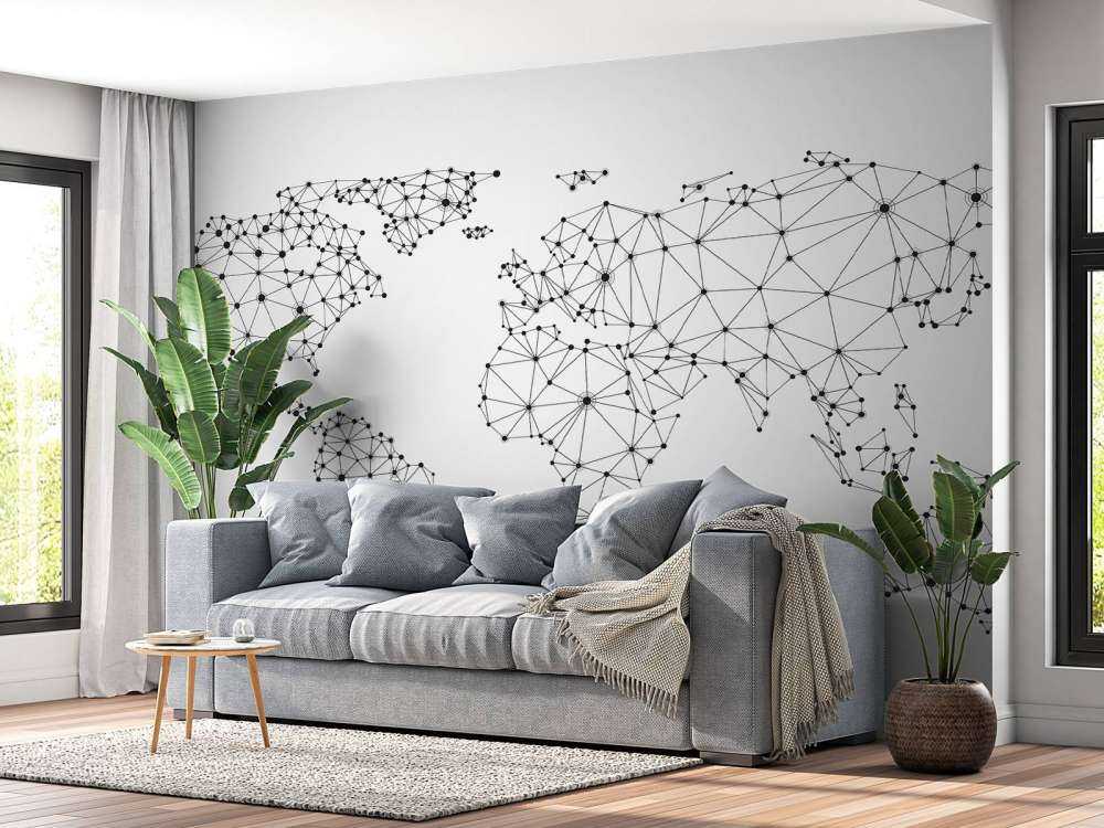 Mapa geometryczna świata