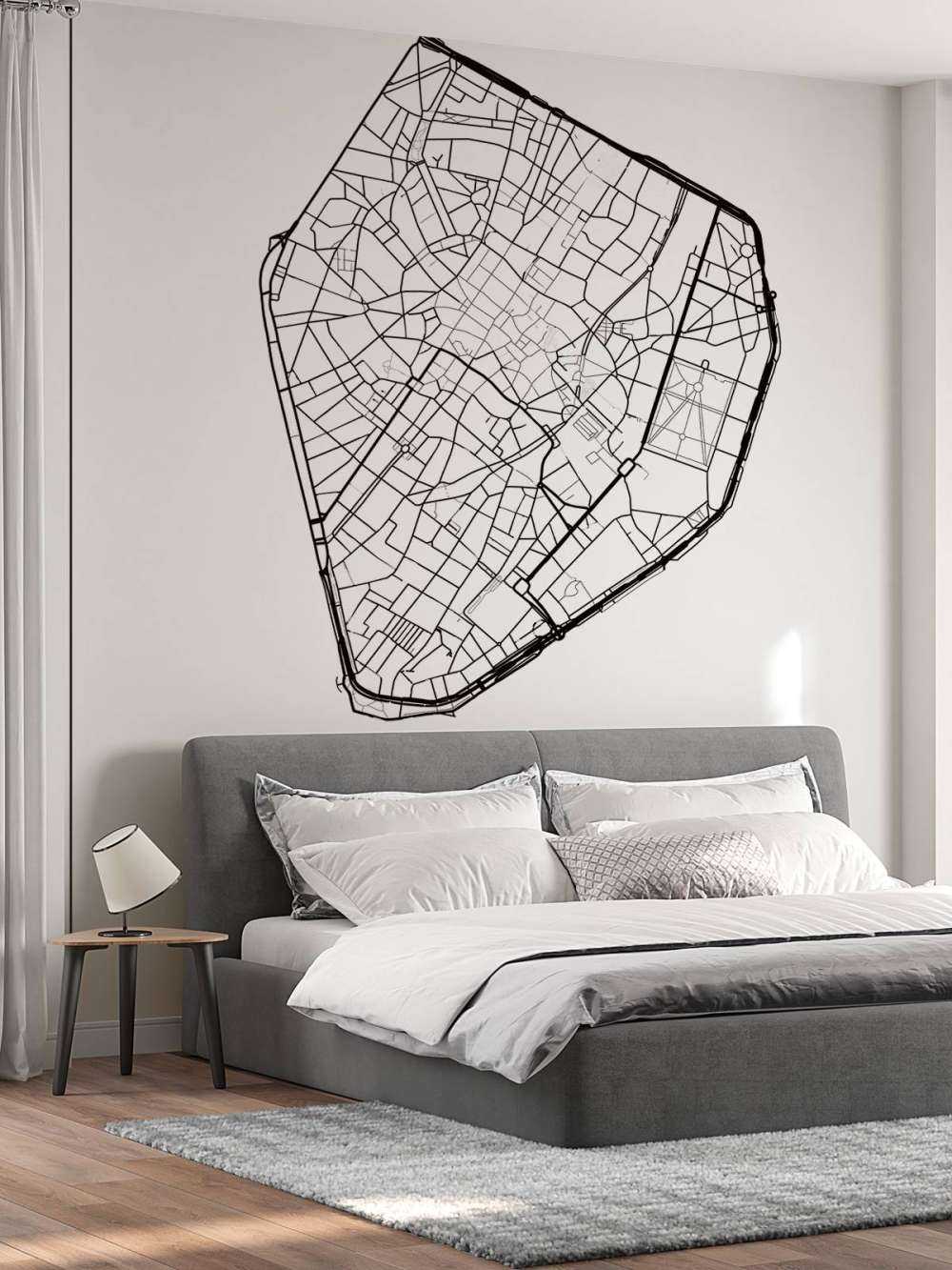 Unikatowa mapa Brukseli