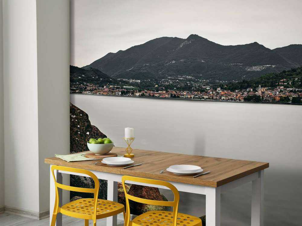 Wioska nad jeziorem Garda