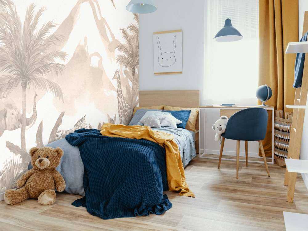 Zwierzęta z dżungli w kolorze taupe