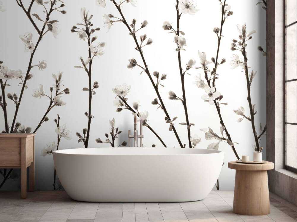 Gałęzie kwiatów wiśni