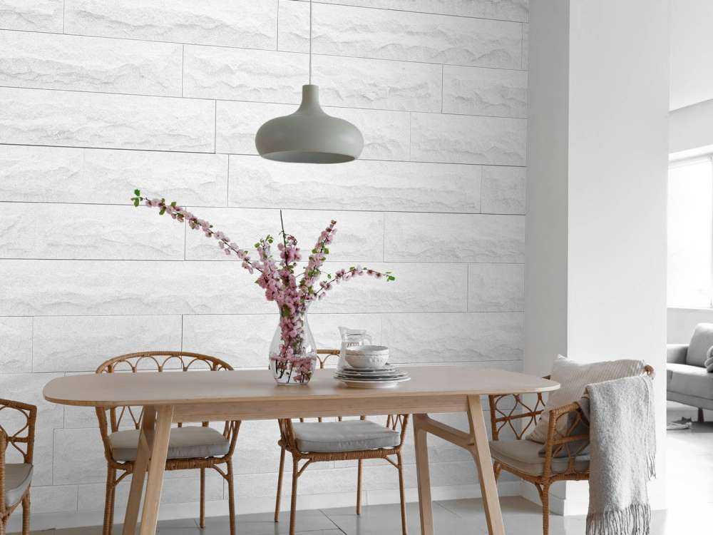 Nowoczesne białe cegły