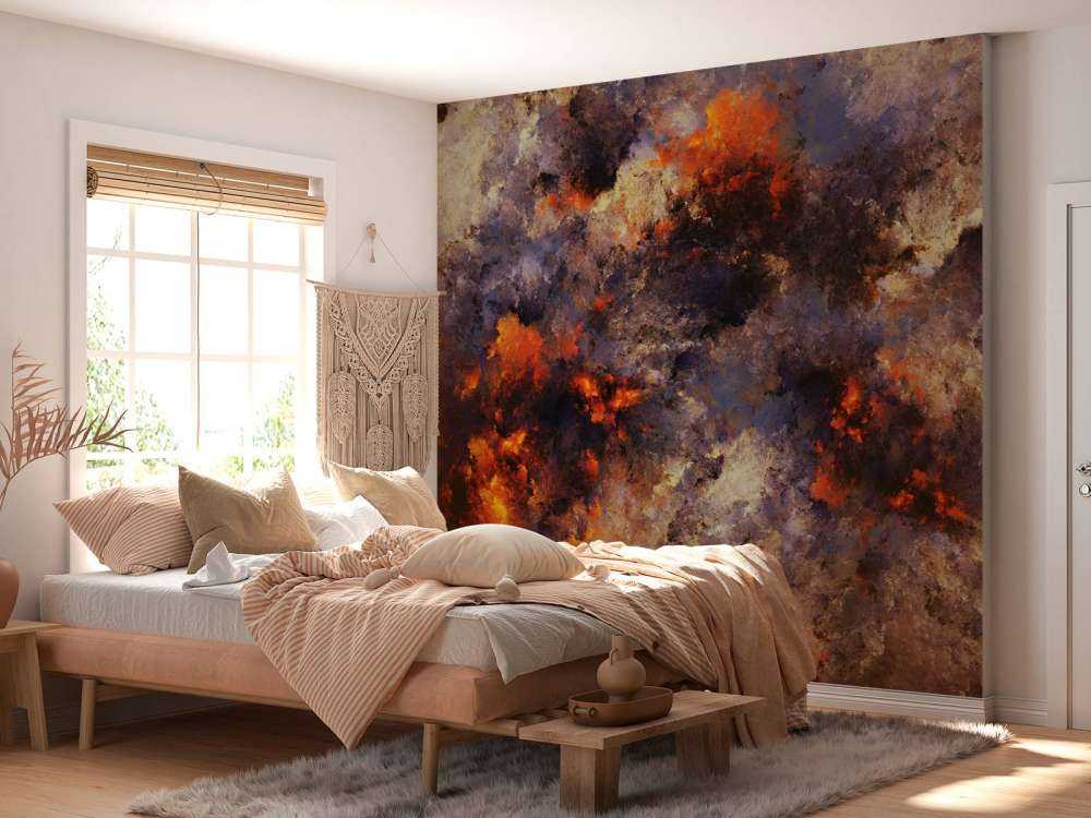 Ciemne abstrakcyjne chmury dymu