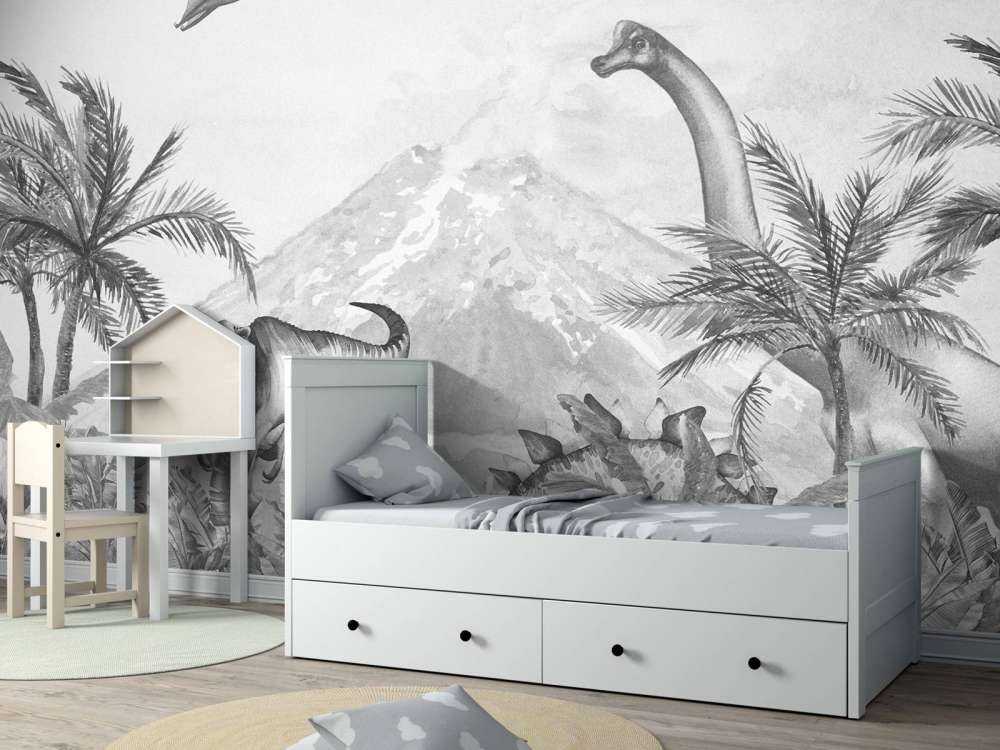 Dinozaury w czerni i bieli