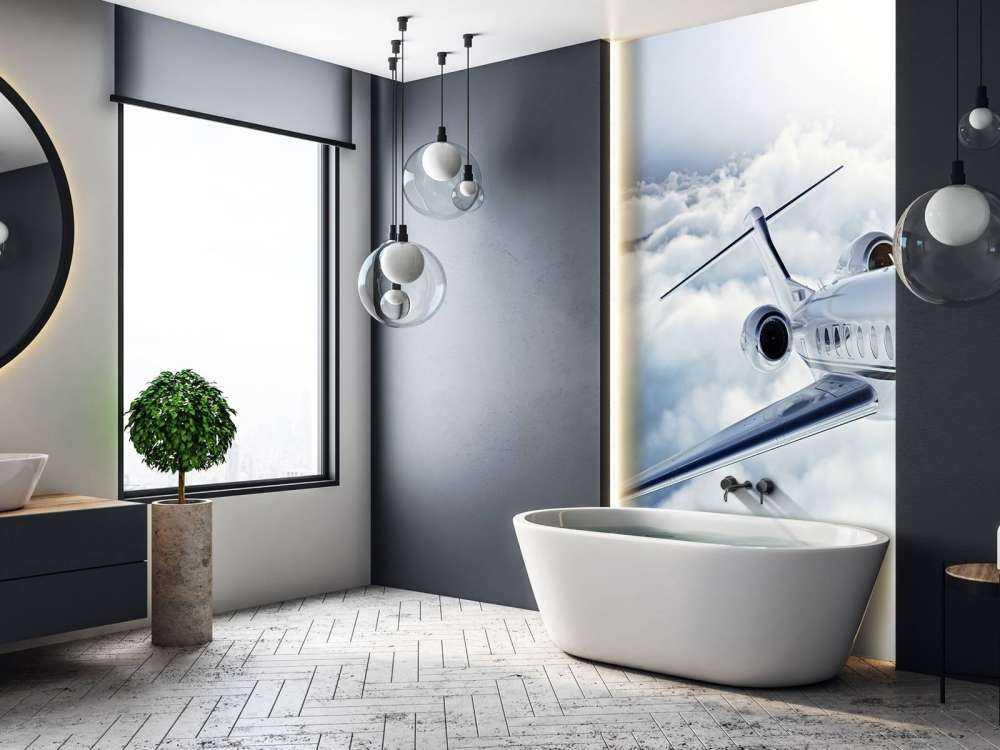 Prywatny samolot w powietrzu