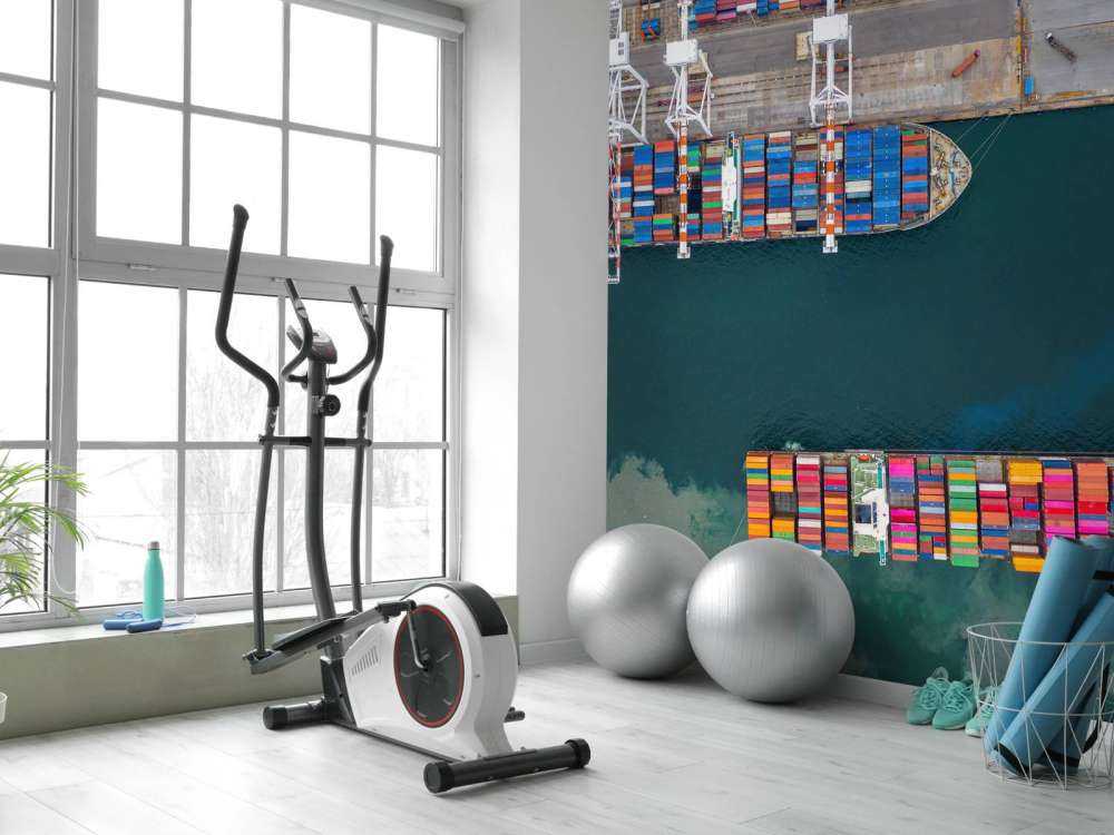 Kontenerowce z widokiem z góry