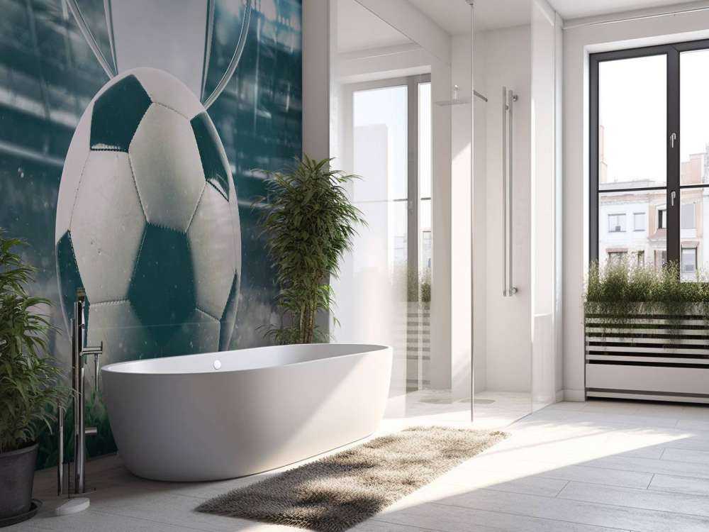 Piłka nożna z pucharem