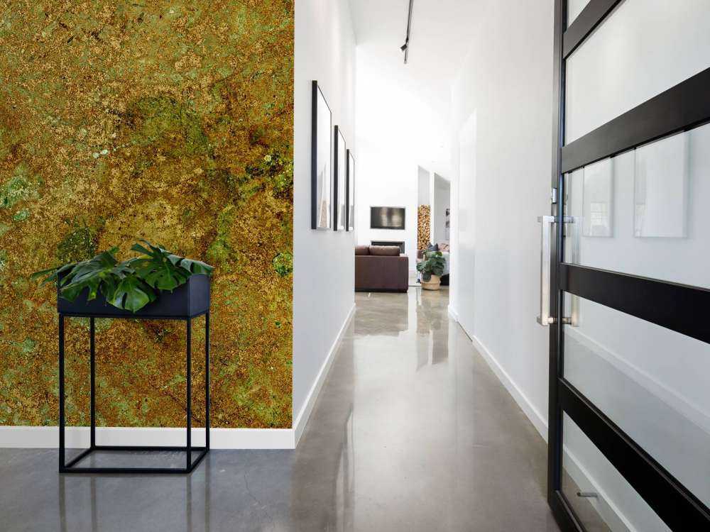 Struktura w kolorze złotym