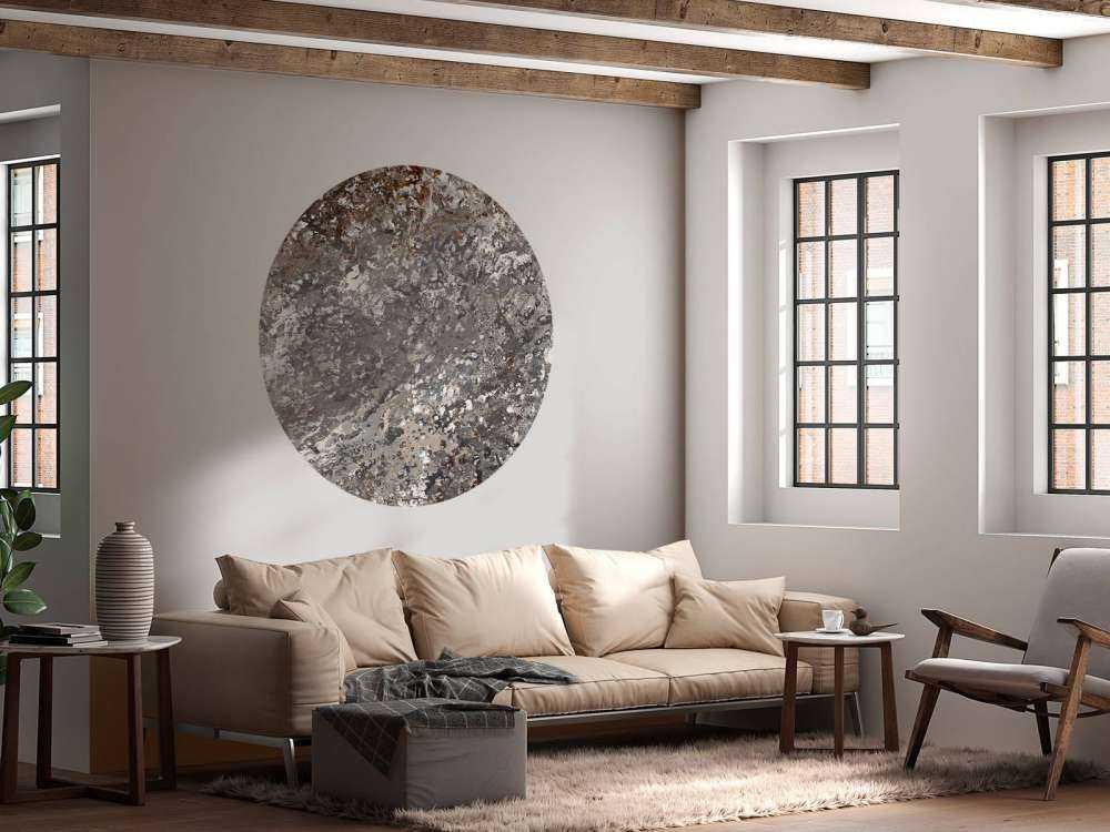 Ściana o szarej strukturze